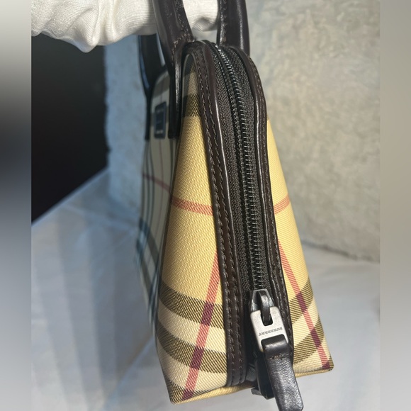 Burberry Beige/Brown House Check PVC Pochette (Alma Nano Style) - Picture 6 of 12